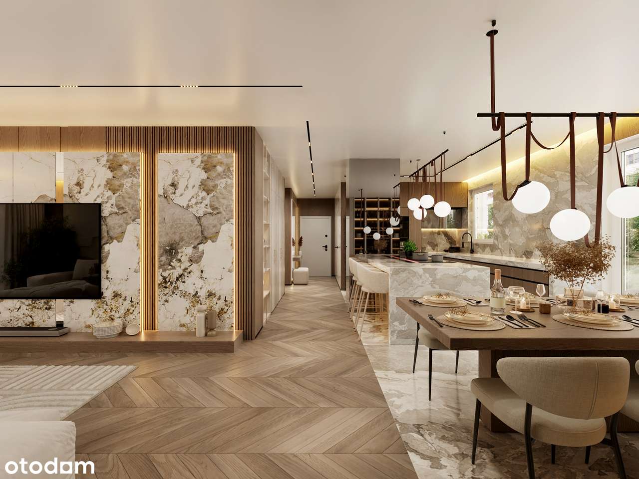 Apartament 110 m² z dużym tarasem - widok| Os. Panorama, Olsztyn - Pełny obrazek: 5/13