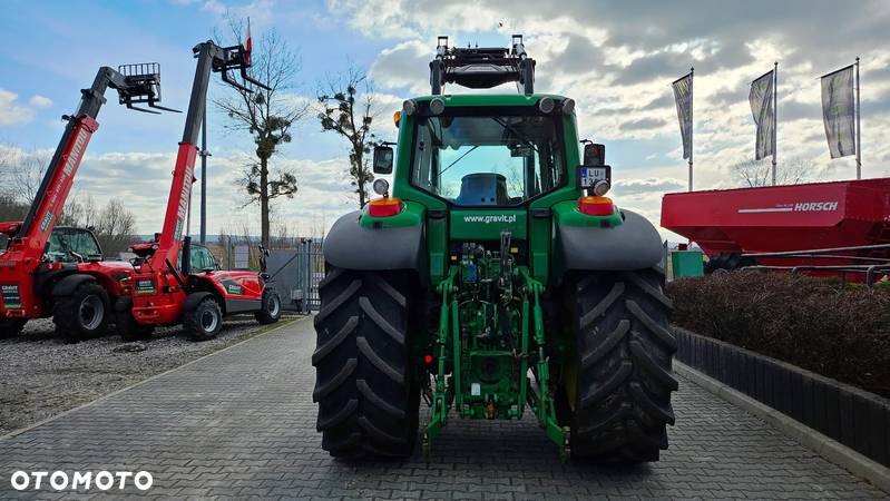 John Deere JD 6930 Premium + ładowacz Quicke, przedni TUZ + WOM, nowe opony, autentyczny przebieg! - 7