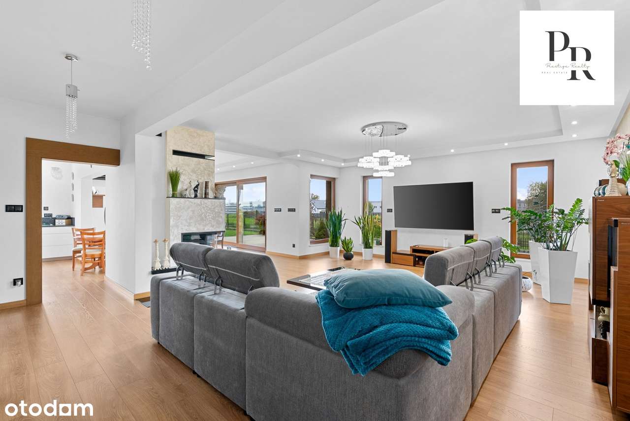 Nowoczesny dom parterowy z sauną i dużą działką Jankowice k. Pszczyny-3