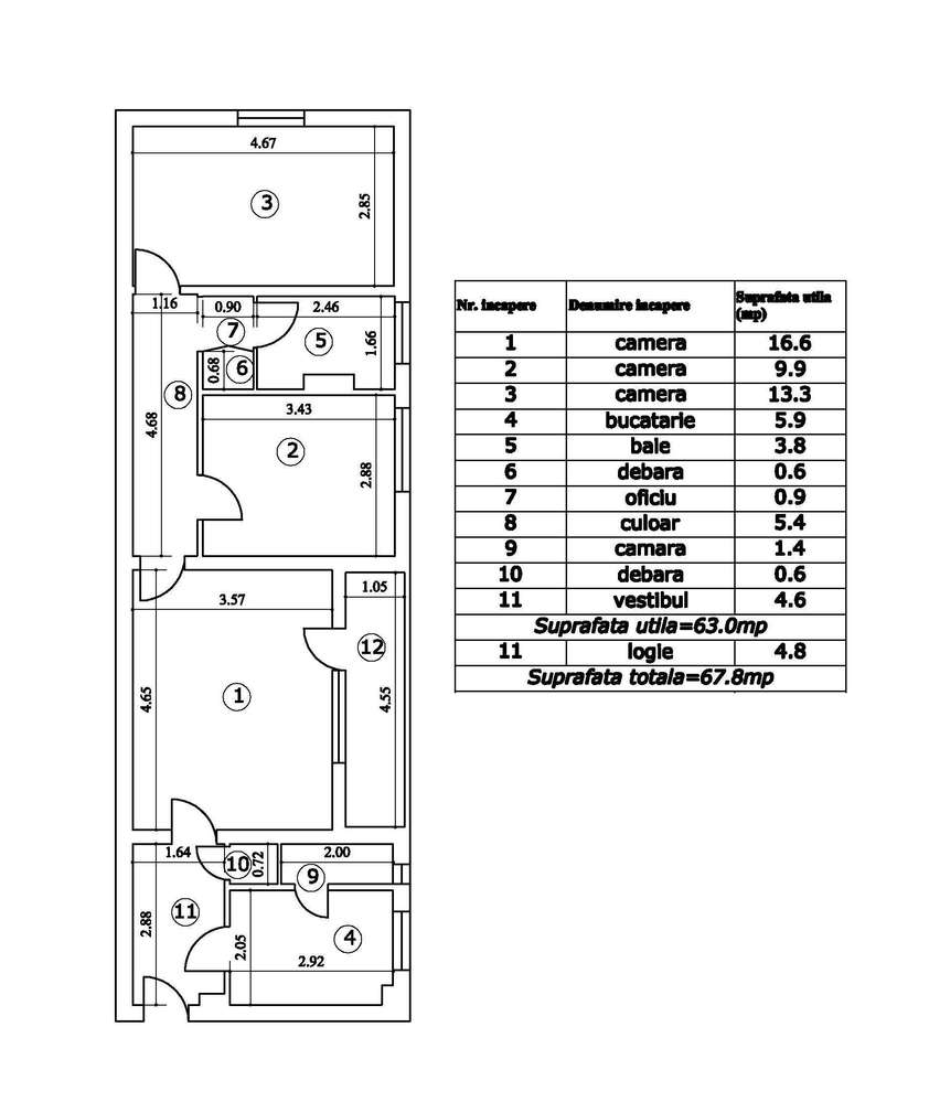 3 camere Titan-aleea Postavarului-10