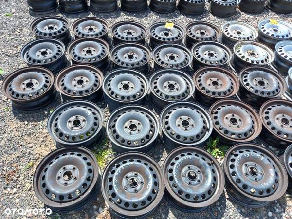 5x112 15 felgi stalowe VW GOLF JETTA PASSAT TURAN SEAT SKODA AUDI A4 A6 KOŁO ZAPASOWE - 5