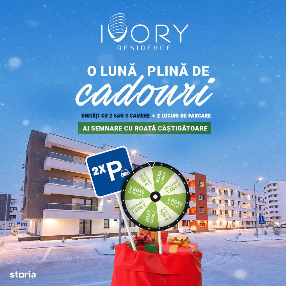 Ivory Residence Pipera - 3 camere spațioase, 2 parcări+ extra avantaje - Imagine principală: 1/16