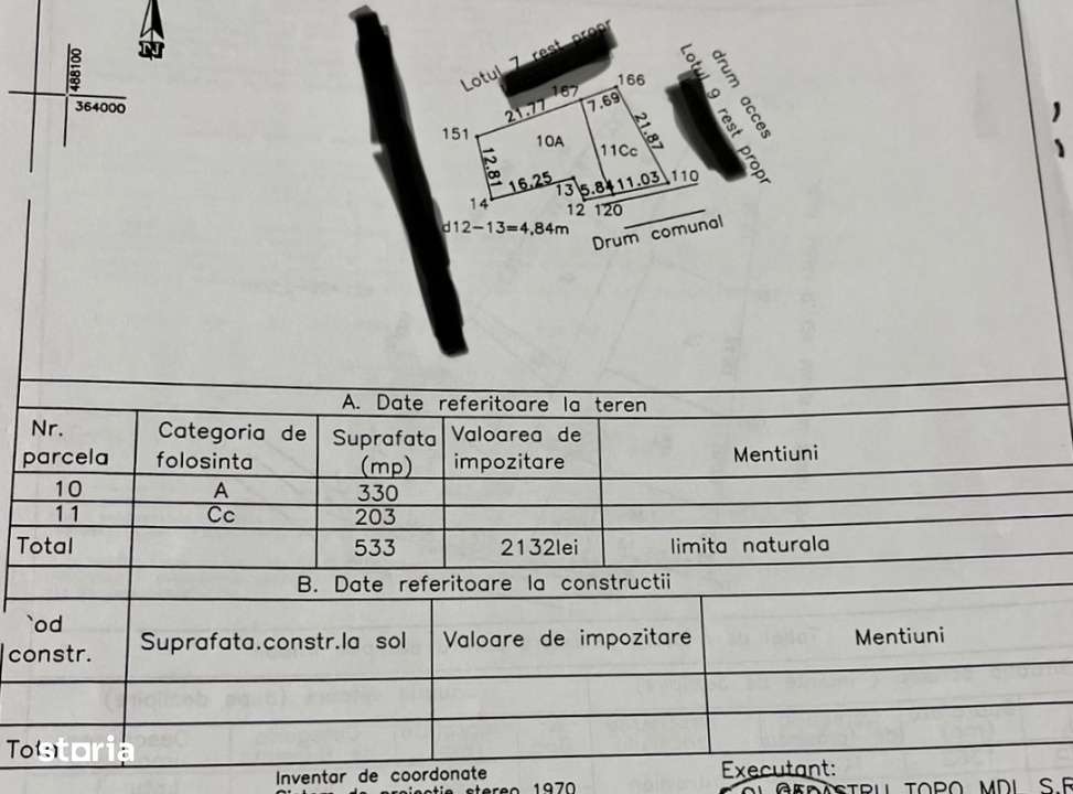 Teren de 533 mp - 10 min de Pitesti-Albota Arges!-1
