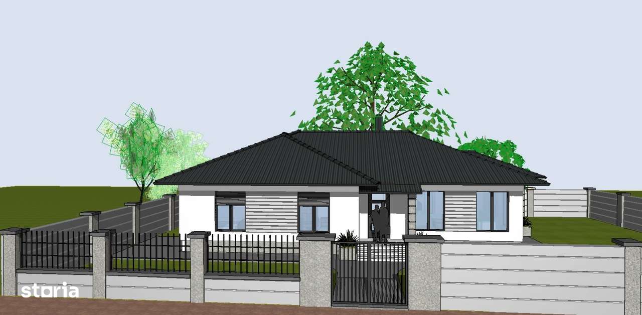 Teren cu proiect si autorizatie de constructie - Imagine principală: 4/9