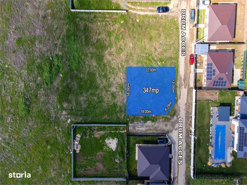 BERCENI SF ANA ,TEREN INTRAVILAN 347 MP,STB 3 MIN,DESCHIDERE 17 M - Imagine principală: 4/5