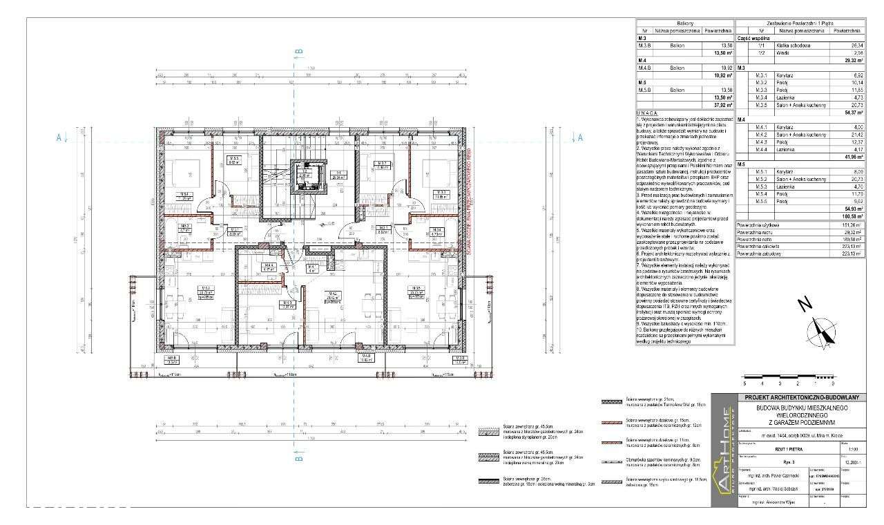 Mieszkanie M-6 54,35m2 Miła 16 Kielce PROMOCJA - Pełny obrazek: 4/12