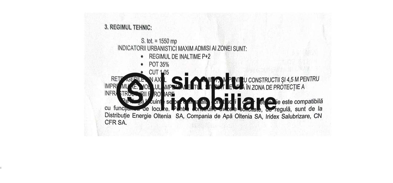 Teren Intravilan Cartierul Veteranilor - Imagine principală: 2/2