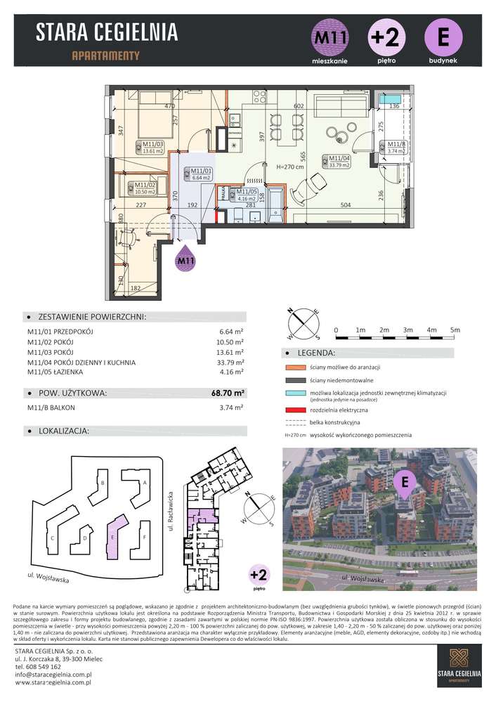 Stara Cegielnia Mielec | mieszkanie 3-pok. | E_M11 - Pełny obrazek: 2/9