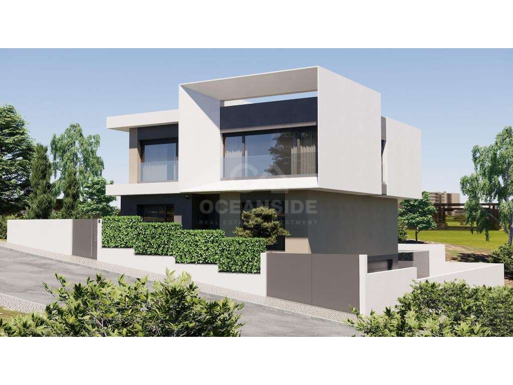 Moradia Moderna T4+1 com Piscina Arquitetura Contemporânea, 3 Pisos...-3