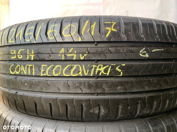 2x 215/60R17 Continental ContiEcoContact 5 Cena za 2 szt - 2