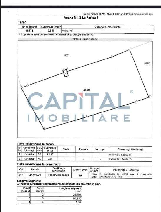 Teren intravilan pe drumul Lupacului 12 euro mp, 13782 mp si 1069 mp e - Imagine principală: 1/2