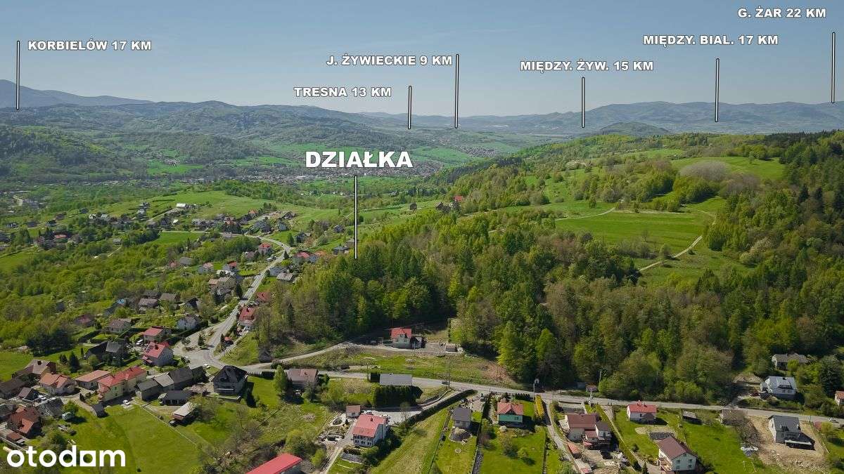 Widokowa działka w Beskidzie Żywieckim-6
