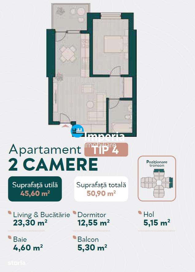 Proiect Nou Deosebit, ap2 cam Bld. Rosetti - Imagine principală: 4/9