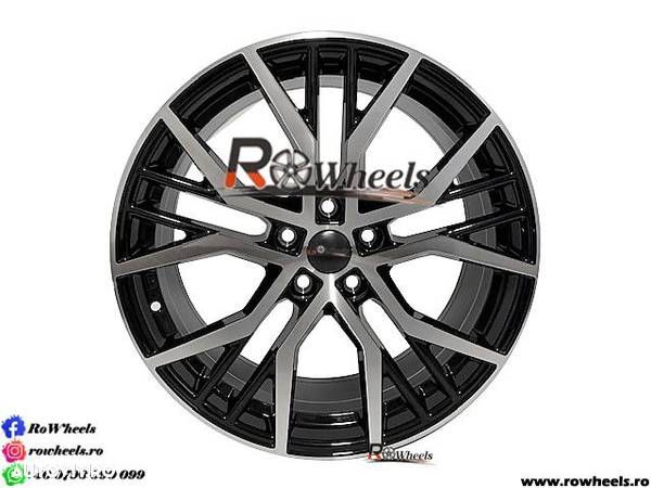 Jante AUDI SEAT SKODA VW 18 R18 Black Machined Face 5X112 - 3