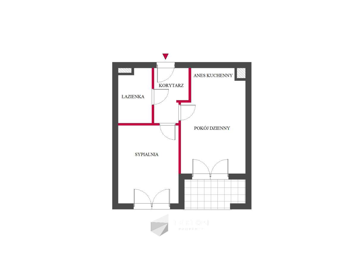 Nowoczesne 2 pokoje – Red Park, Dębiec - Pełny obrazek: 3/16