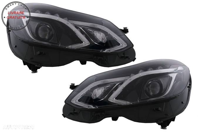 Faruri LED Mercedes E-Class W212 (2009-2012) Facelift Design- livrare gratuita - 16