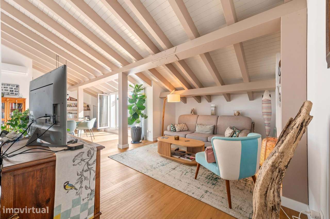 Apartamento T2 com 4 terraços e garagem nas Avenidas Novas, Lisboa-6