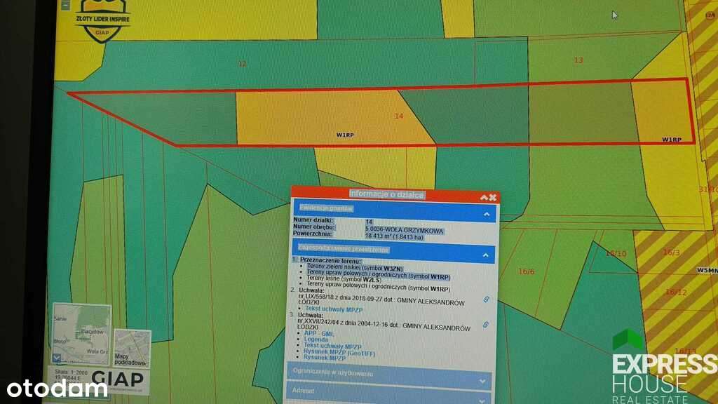 Działka rolna 3 km od Aleksandrowa Łódzkiego - Pełny obrazek: 4/4