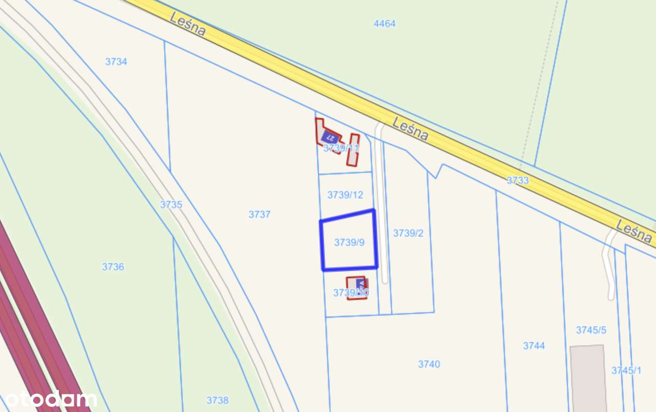 Na sprzedaż działka we Wrześni przy ul. Leśnej 630 m2 - Pełny obrazek: 4/4