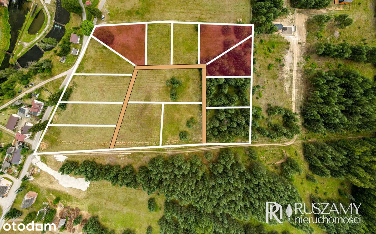 Bory Tucholskie - działki objęte Mpzp-0