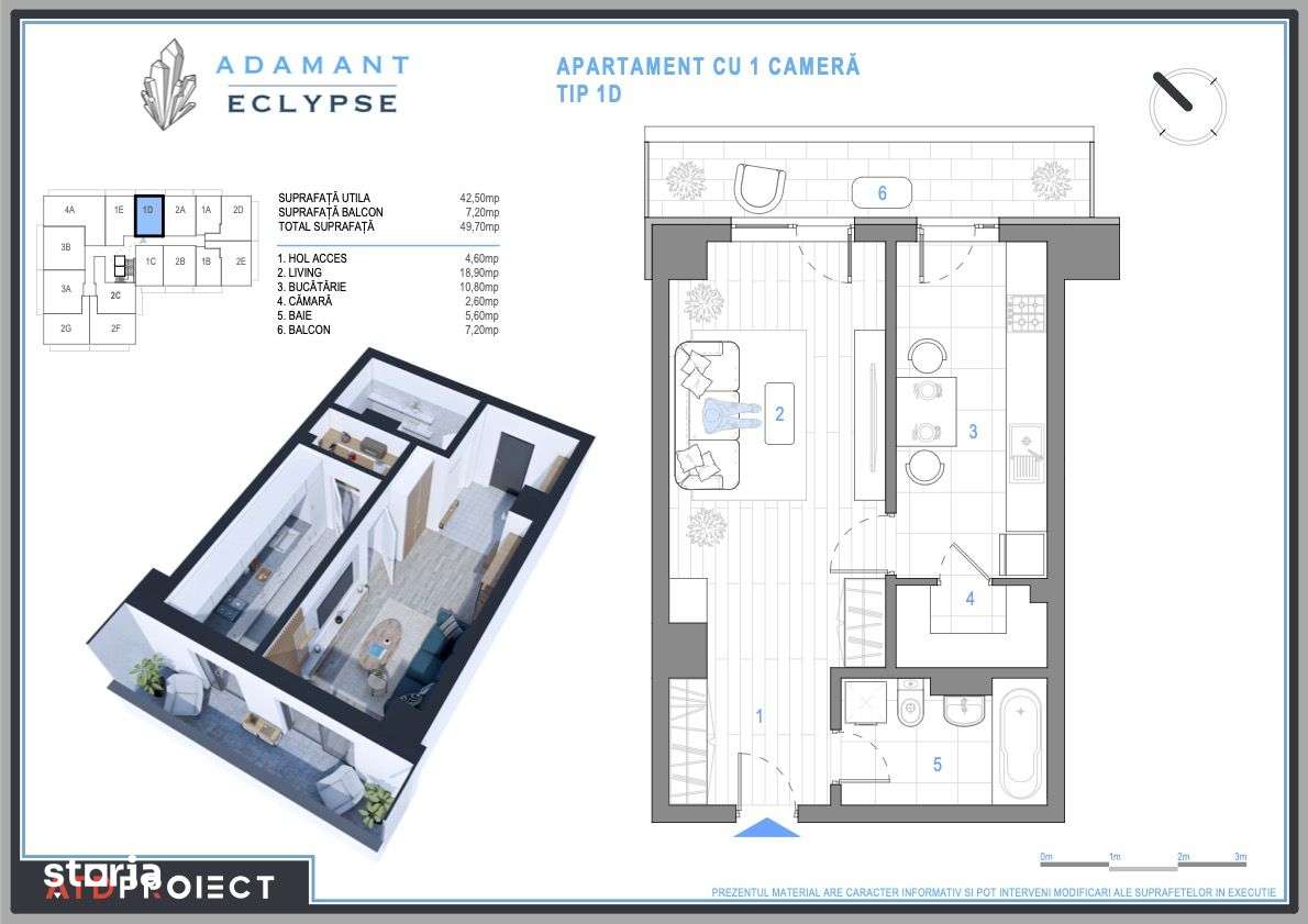 ADAMANT ECLYPSE, 1 camera decomandat, TIP 1D, 49,7mp-0