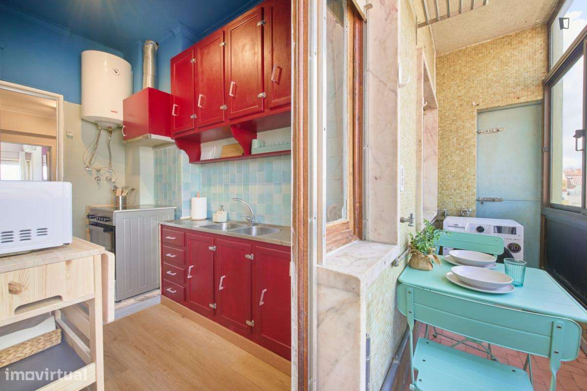 Quarto - localizado em Alameda Lisbon - Grande imagem: 4/10