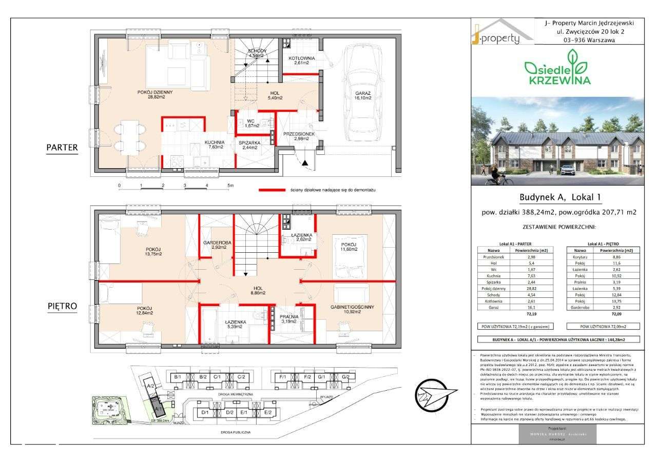 Bliźniak 144 m2, oś. zamknięte, blisko PKP Halinów - Pełny obrazek: 2/14