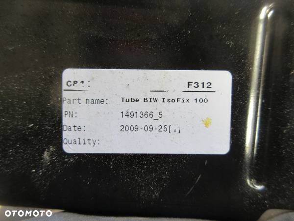 ISOFIX KANAPY STELAŻ BELKA FIAT 500 07- 1491366 - 5