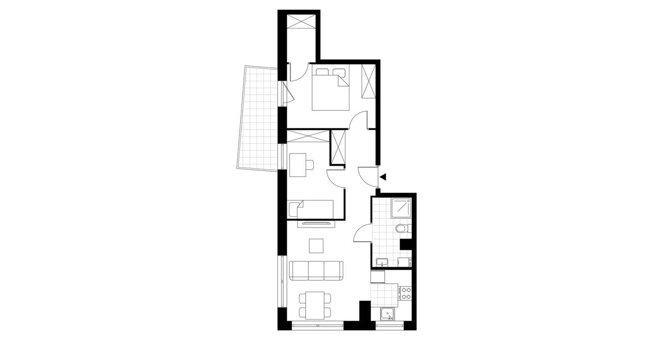 GdańskOsowa 3pok.budynek energooszczędnyM12 - Pełny obrazek: 4/9