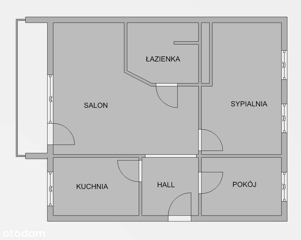 3-pokojowe mieszkanie z dużym balkonem-11