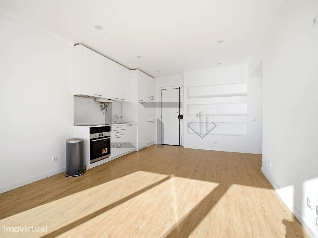 Apartamento T1 Remodelado com Vista Desafogada, para Arrendamento, ... - Grande imagem: 5/13