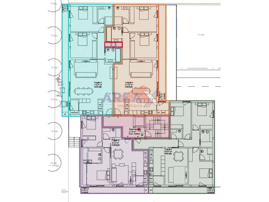 FRAÇÃO F - T3 - 1º andar - Grande imagem: 2/14