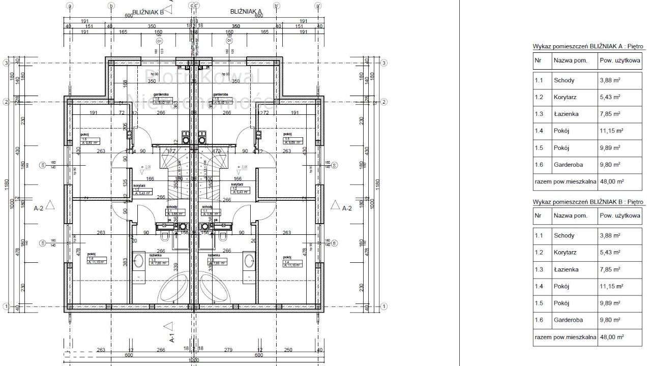 REZERWACJA - Bliźniak —100 m2— rolety — OGRZ.PODŁ.—strych  + VIDEO-19