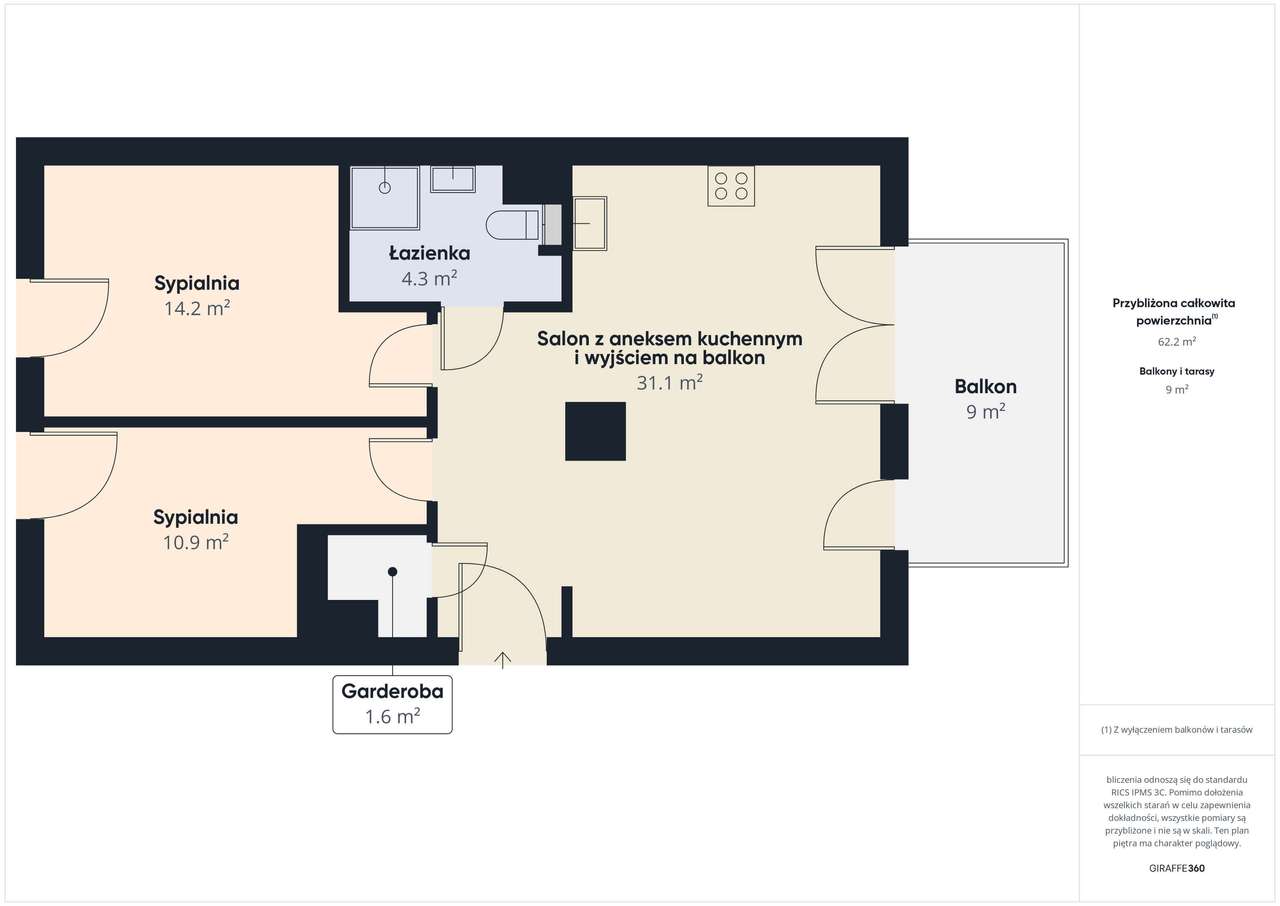 Nowe 3 pok AGD Klima bez PCC-19