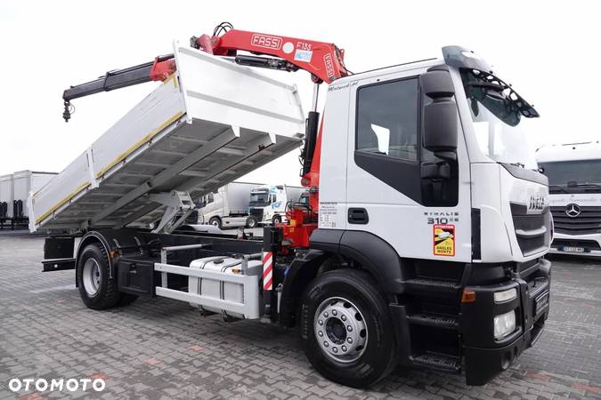 Iveco STRALIS /  310 / 4x2 /WYWROTKA - 5,3 M / HDS FASSI 135 - 8 M / EURO 6- - 5
