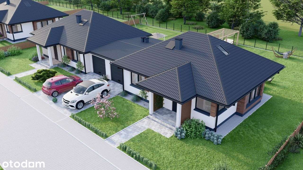 Bliźniak z ogródkiem 600 m2 + poddasze 40 m2 - Pełny obrazek: 4/20