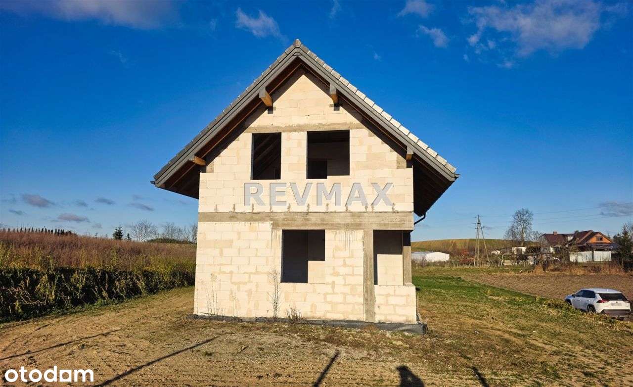 Dom jednorodzinny, stan surowy, 90m2, Szarek,GmEłk - Pełny obrazek: 4/11