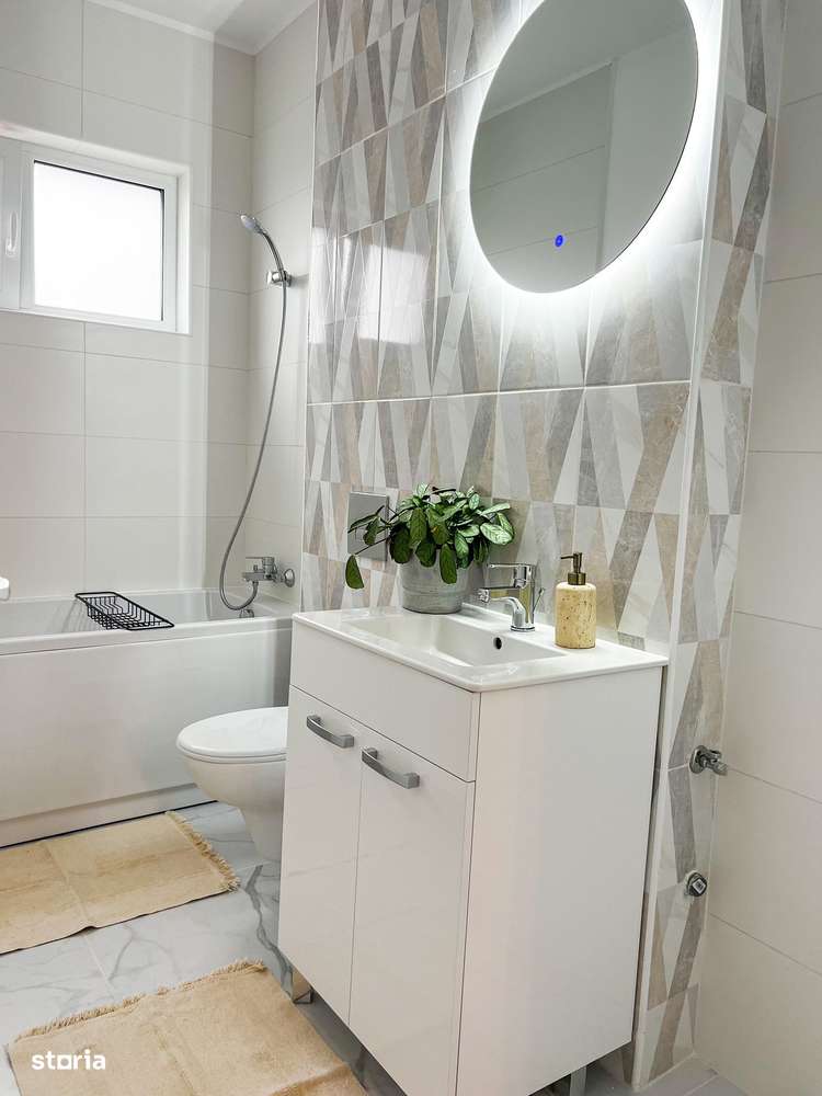 Apartament NOU, etaj 1, mobilat si utilat, 3 camere, comision 0-4