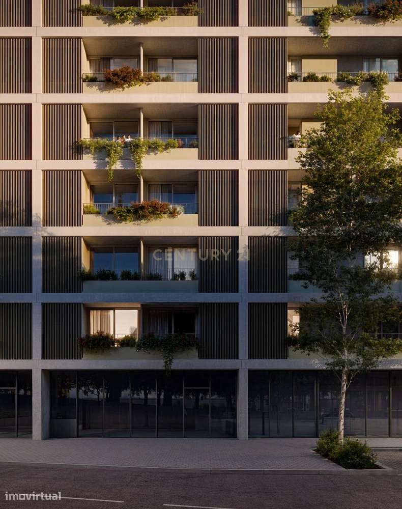 Apartamento NOVO T2 Panorâmico a Poente | The Yard Urban (Jardins da A-12