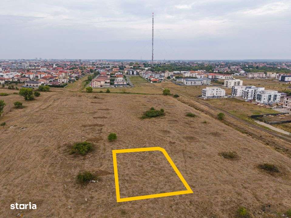 Teren 950 mp pentru proiect rezidential in Giroc – acces multiplu, z - Imagine principală: 2/16