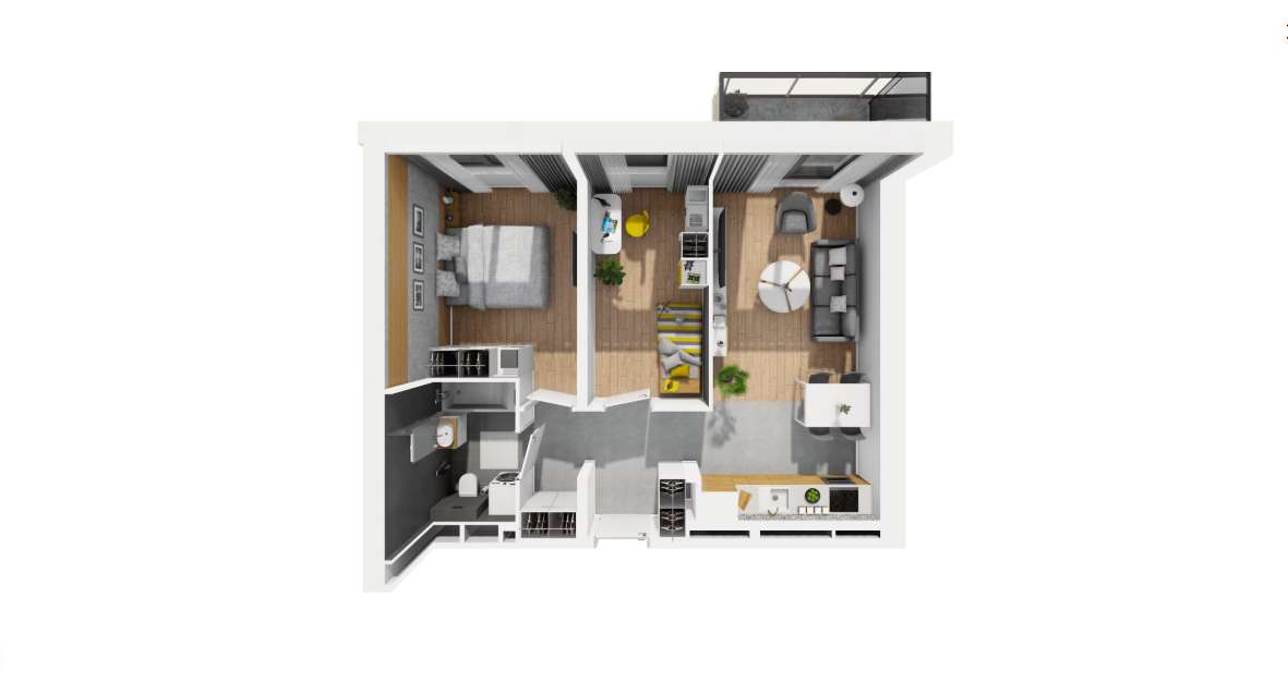 Wróciło do Sprzedaży po Starej Cenie | Spokojna Okolica | Balkon | ENG - Pełny obrazek: 5/5