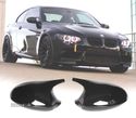 CAPAS DE ESPELHOS RETROVISORES PARA BMW E92 E93 06-10 LOOK M3 PRETO BRILHANTE - 1