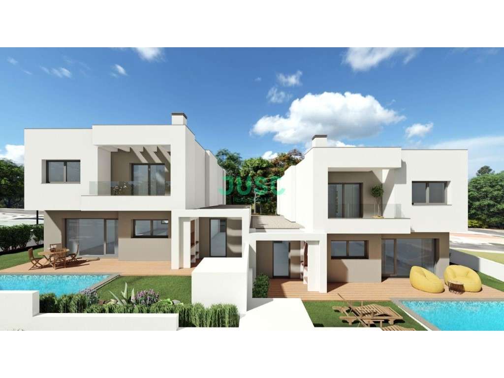 Moradia charneca da Caparica - t4 com margem e piscina quase pronta-18