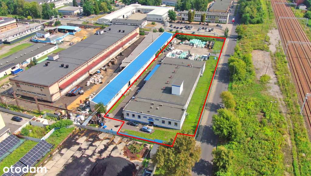 Hala 1220 m² z biurami i mediami – Chełmek-3