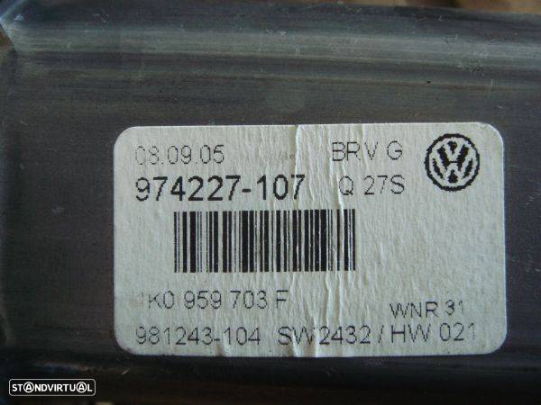 Motor De Elevador Tr Esq Volkswagen Passat (3C2) - 3