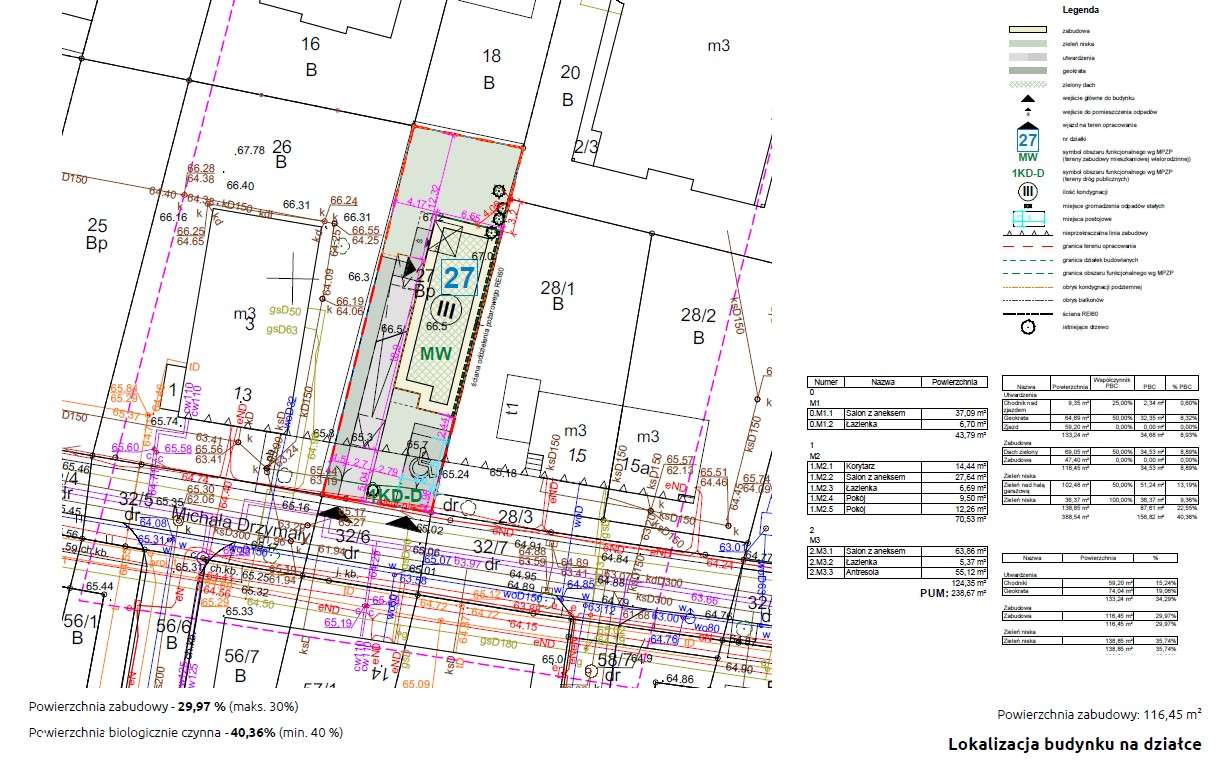 Działka na sprzedaż z projektem w centrum miasta - ul. Drzymały Poznań-14