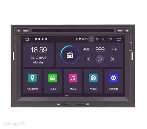 AUTO RÁDIO 6,2" GPS ANDROID 8,0 8 CORE PARA PEUGEOT 3008 5008 PEUGEOT PARTNER CITROEN BERLINGO - 1