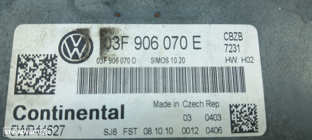 Centralina Do Motor  Ecu Volkswagen Polo (6R1, 6C1) - 4