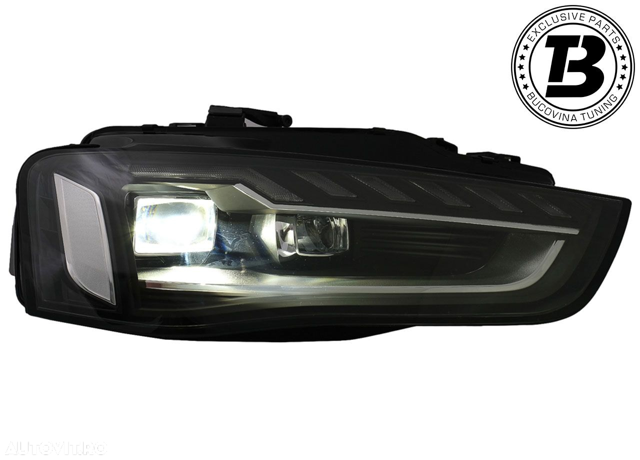 Faruri LED compatibile cu Audi A4 B8.5 Facelift B9.5 Design - 5