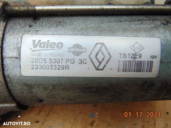 Electromotor Renault clio 4 1.5dci Logan Duster Sandero Lodgy Dokker Qashqai Captur Kangoo scenic - 2